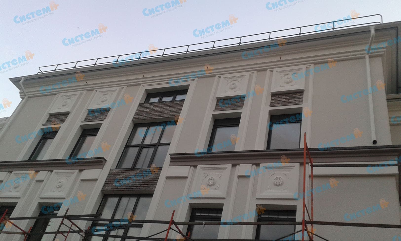 Декор бизнес-центра в исторической части города